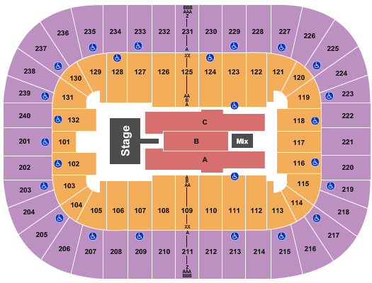 Greensboro Coliseum New Edition Seating Chart